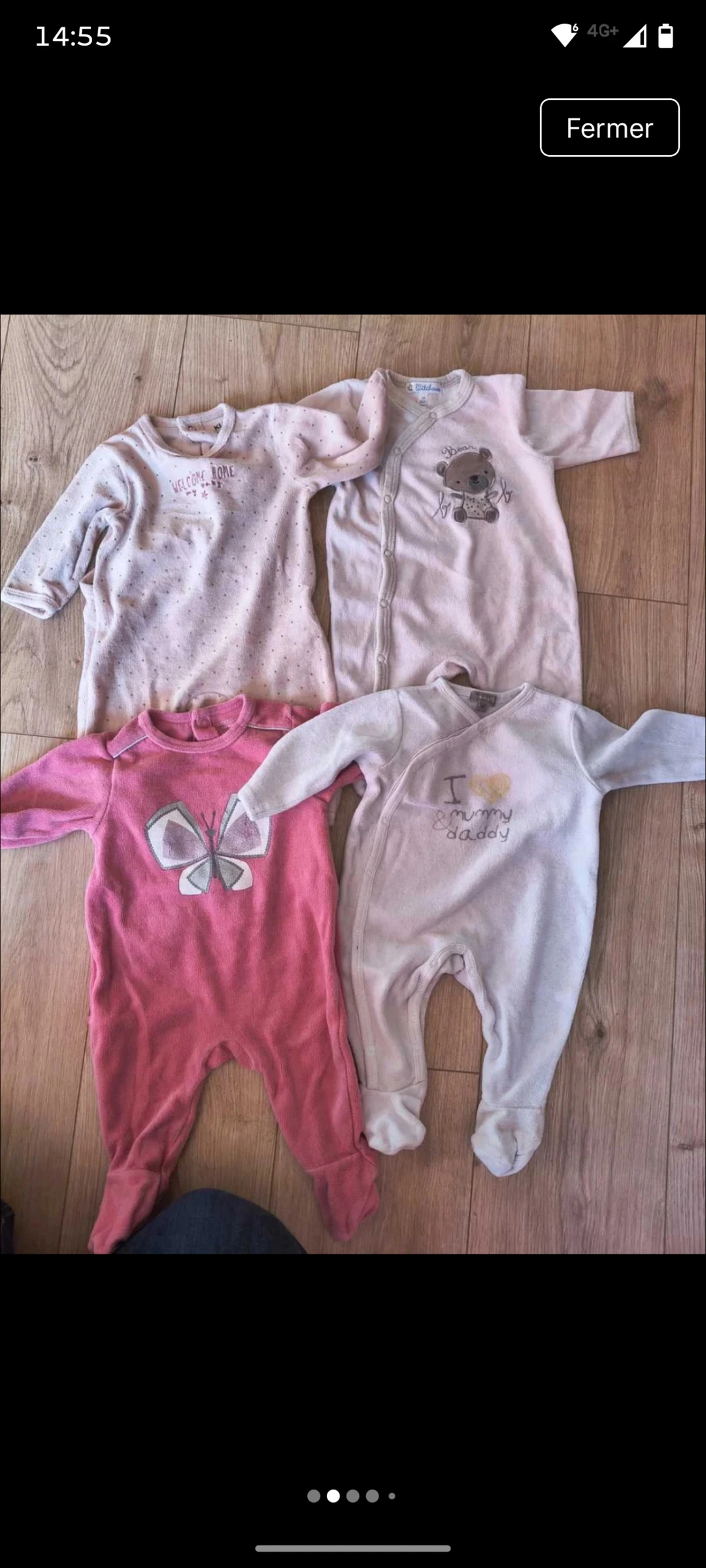 Set babykleding voor meisjes winter maat 3 maanden – photo 2